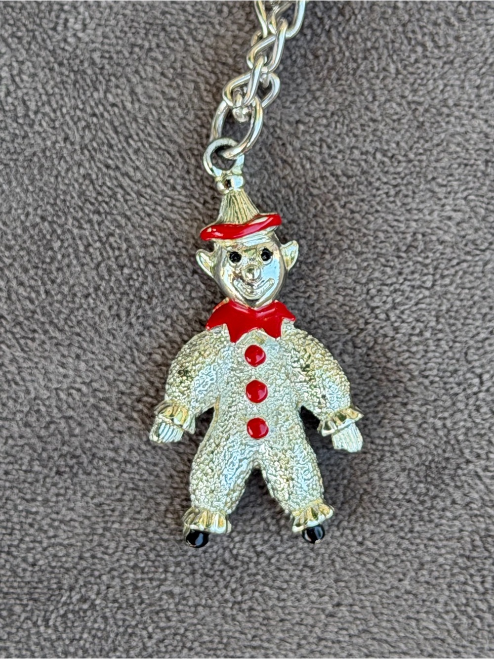 Vintage Sarah Coventry 1962 Funny Face Clown Necklace 🤡❤️